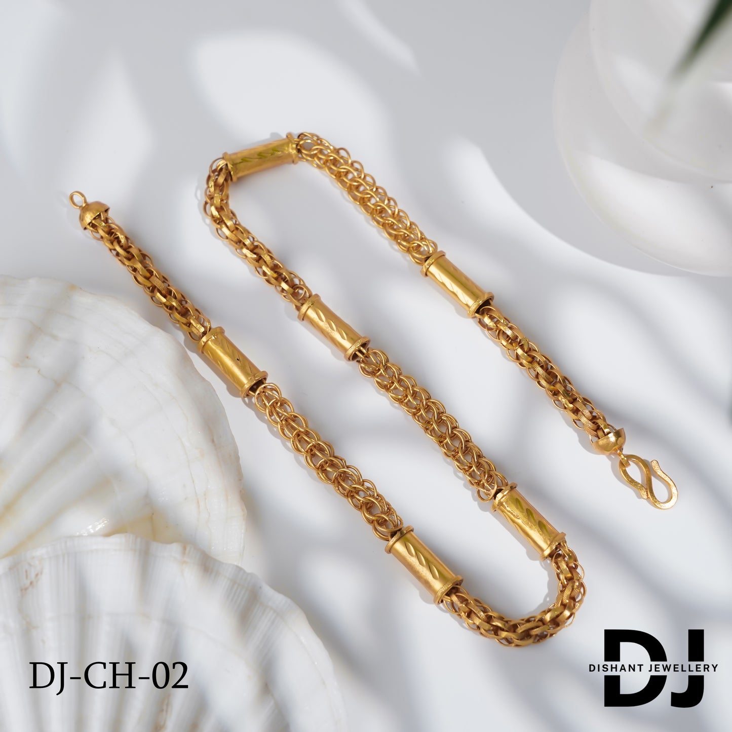 Classical Rassa Kadi With Drum Design Chain For Men.(CH-02)