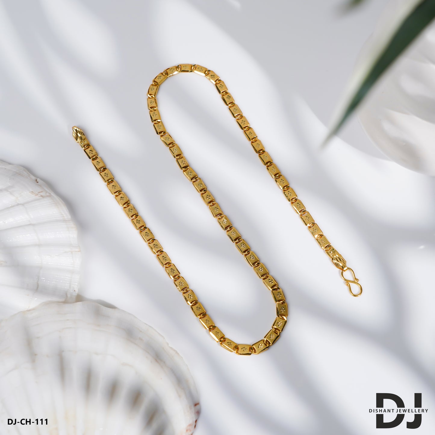 Extraordinary Design Gold Plated Nawabi Chain for Men.(CH-111)
