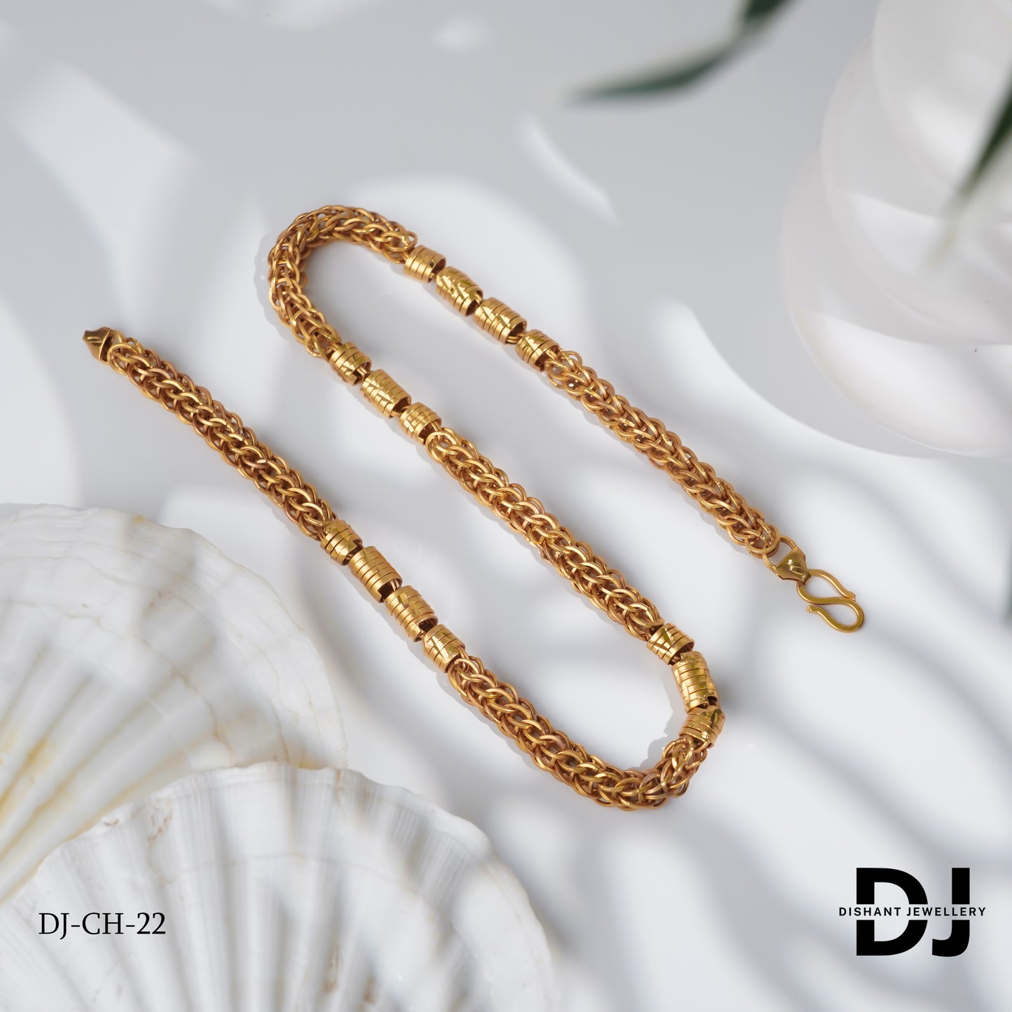 Men’s Fashion Rassa with Spring Pipe Design Chain for men.(CH-22)