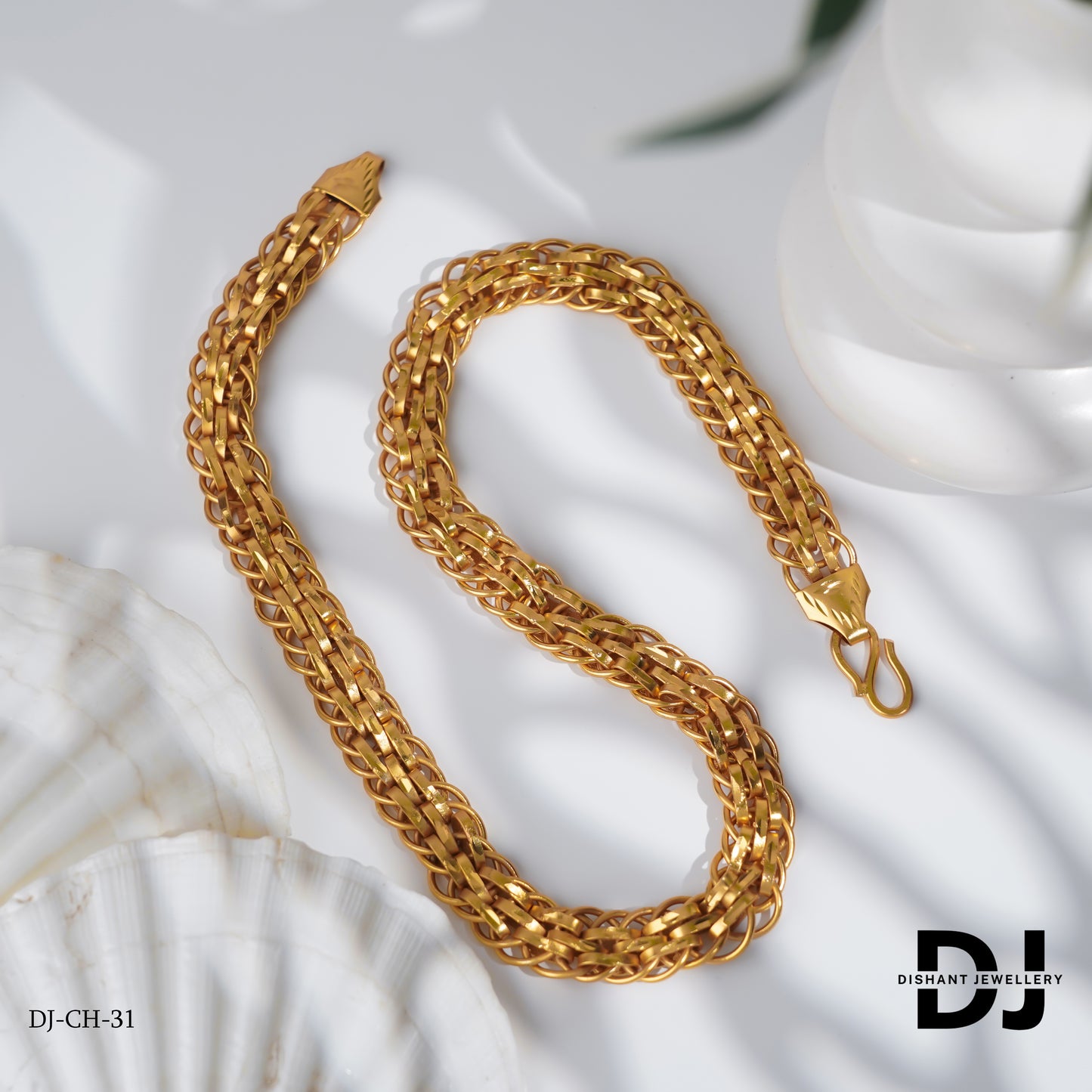 New arrival Gold Plated Kadi Exceptional Design High-quality chain for men.(CH-31)