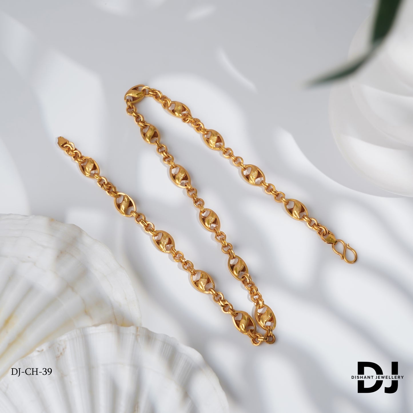 Gold Plated Kohli Exceptional Design High-quality Chain For Men.(CH-39)