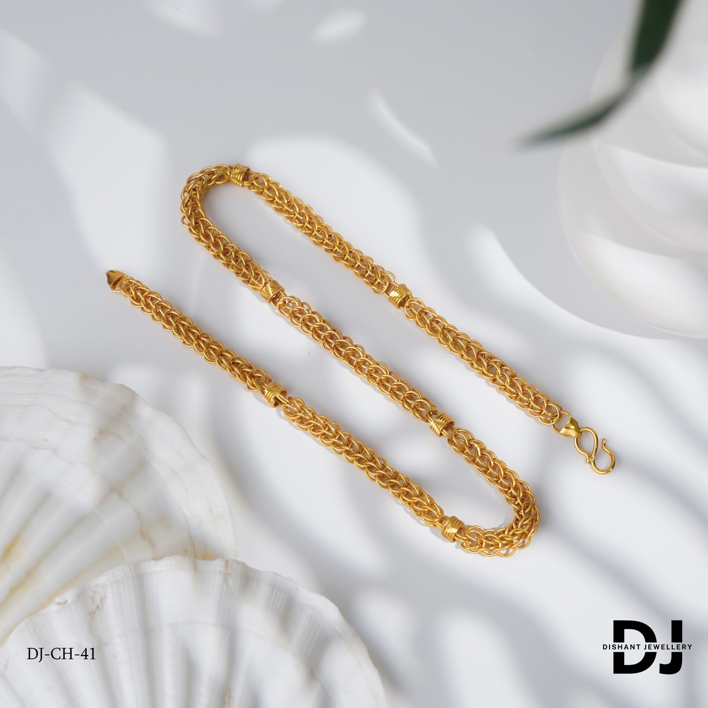 New Gold Micro Platted Rassa Kadi Chain for Men.(CH-41)