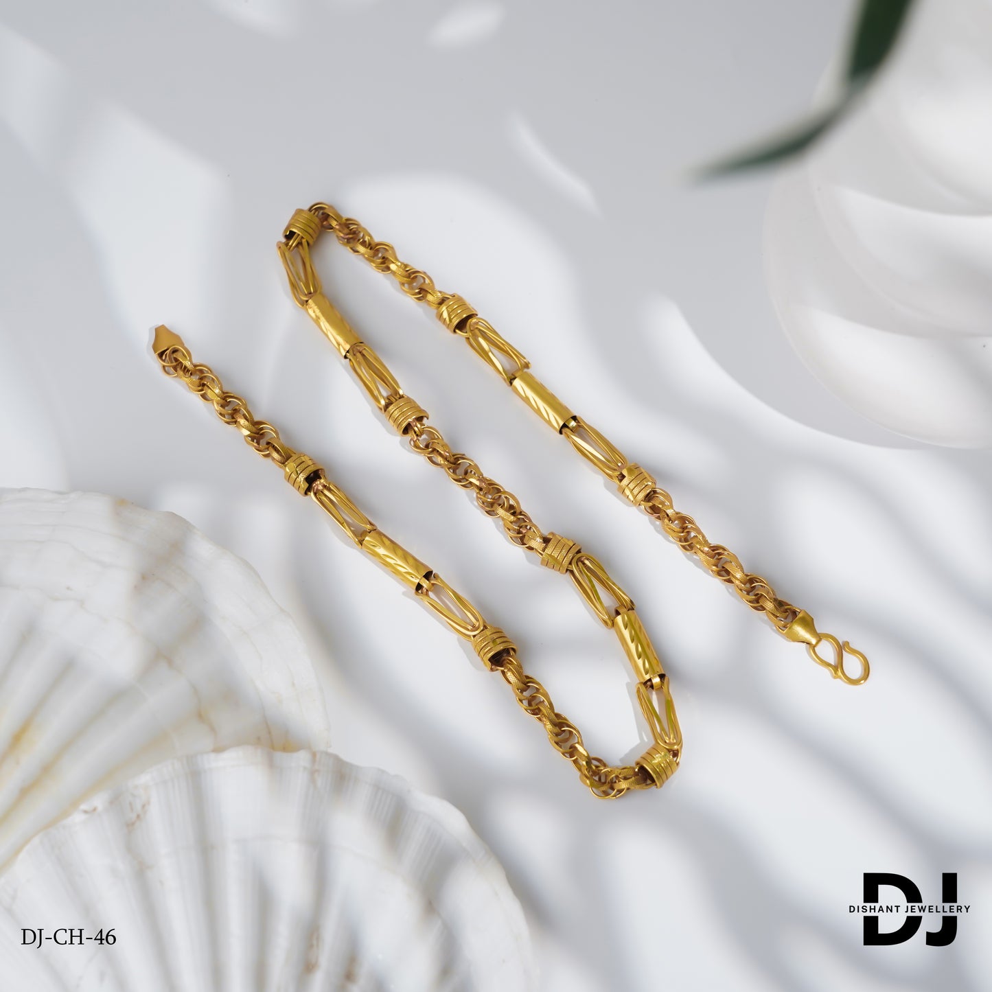 Premium Rassa with Pipe Design Chain for Men.(CH-46)