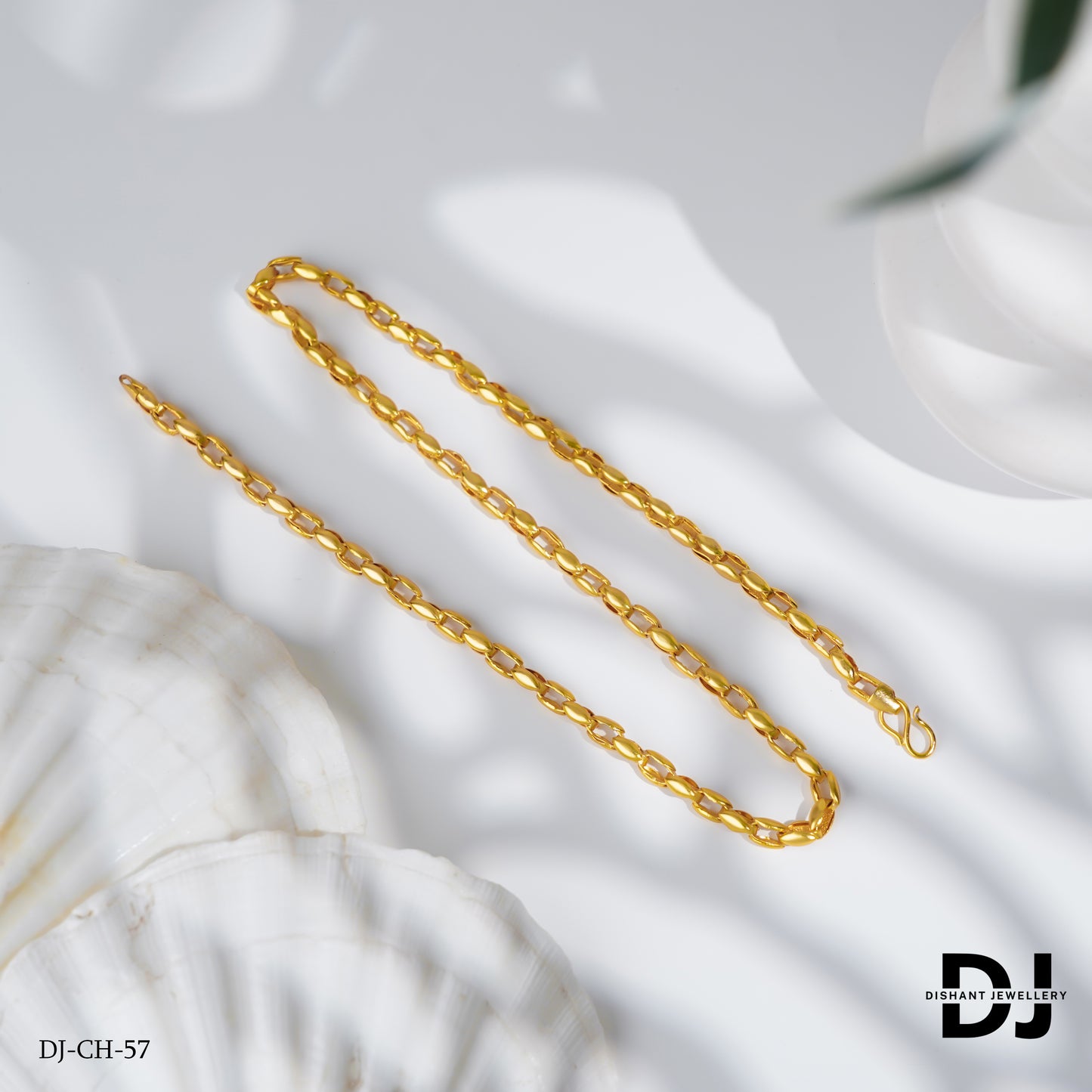 New Classical Gold forming Wheat Sheap Design Chain for Men.(CP-57)