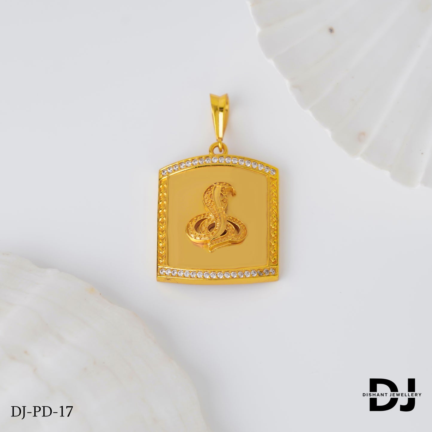 New goga Diamond Gold Pletted Design Pendant.(PD-17)