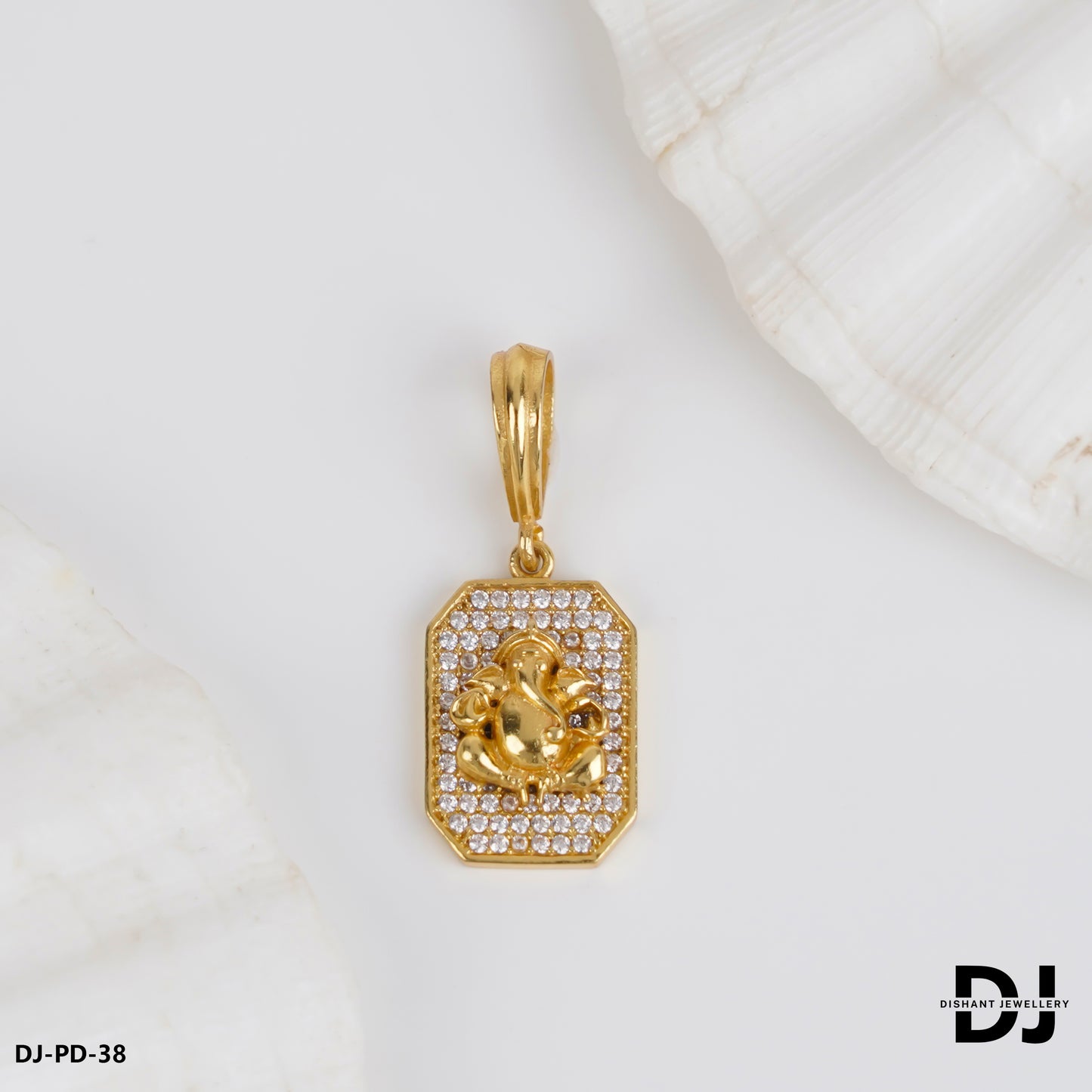 Superior Diamond GANESH Pendant for Men (PD-38)