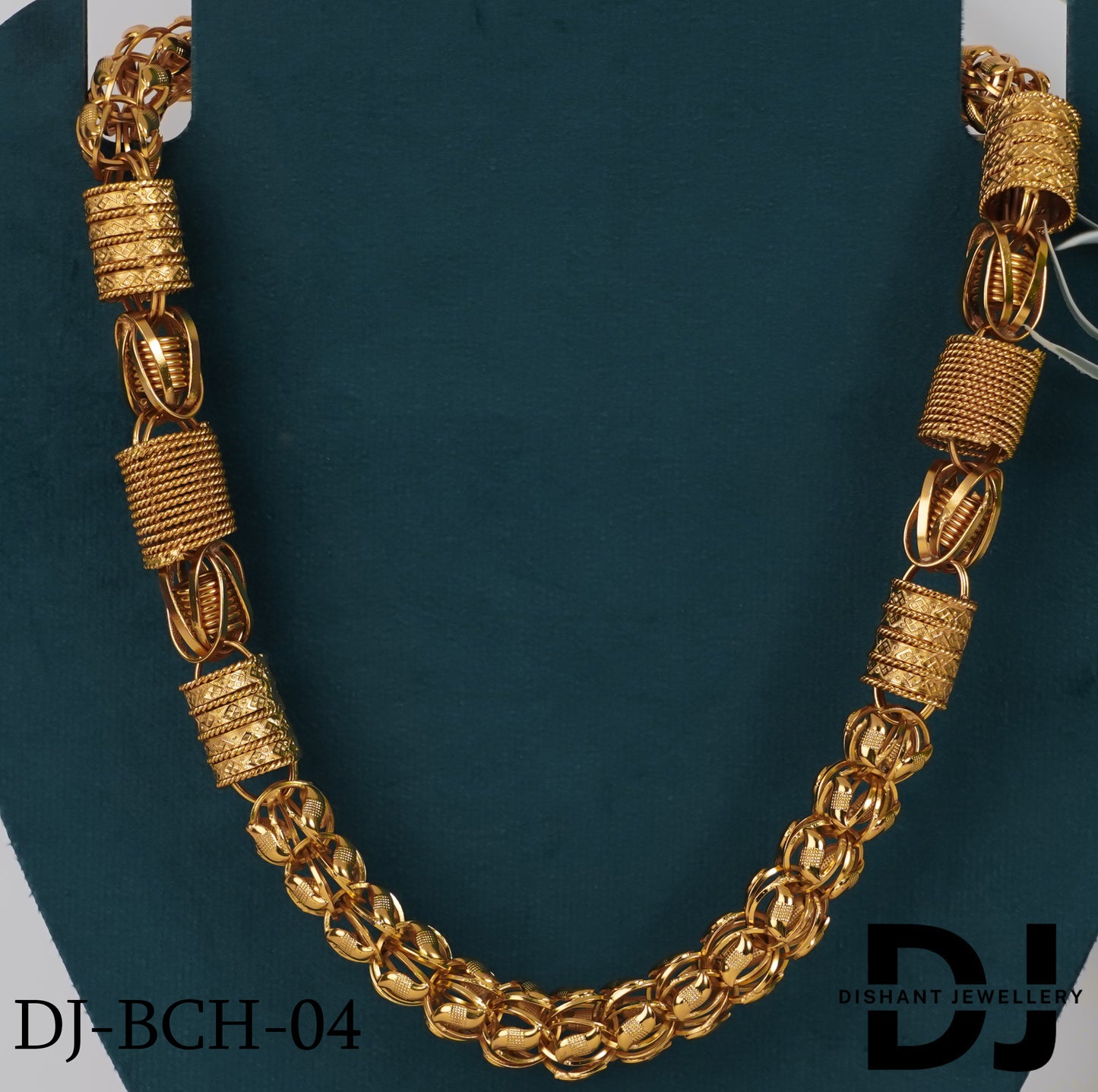 New Big Combo Spring-Ring with koyli Design Chain for Men.(BCH-04)