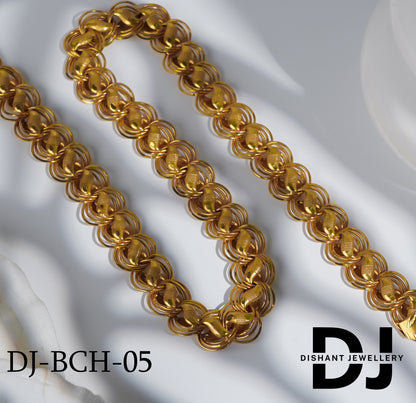 New Premium  Koyali into 3 Kadi Big Design Chain for Men.(BCH-05)
