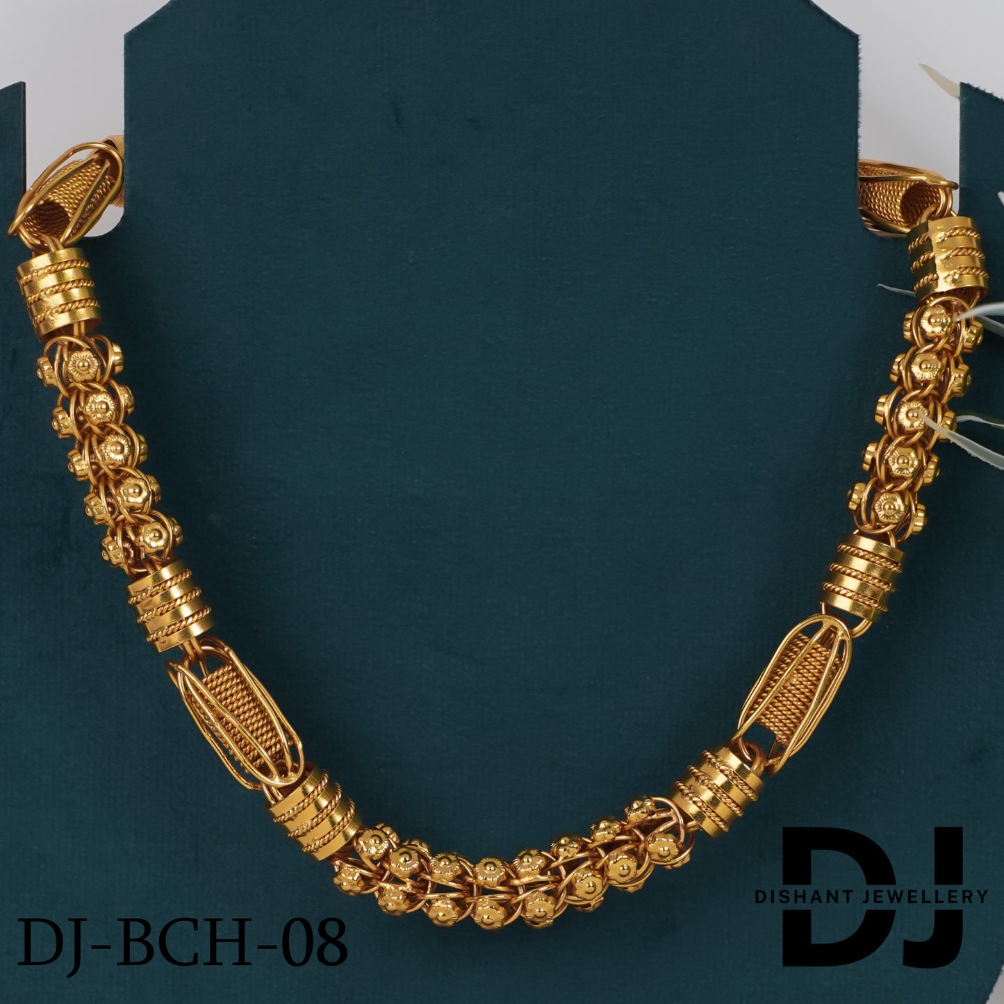 New Big Rajwadi Spring-Ring with Cape Design Chain for Men.(BCH-08)