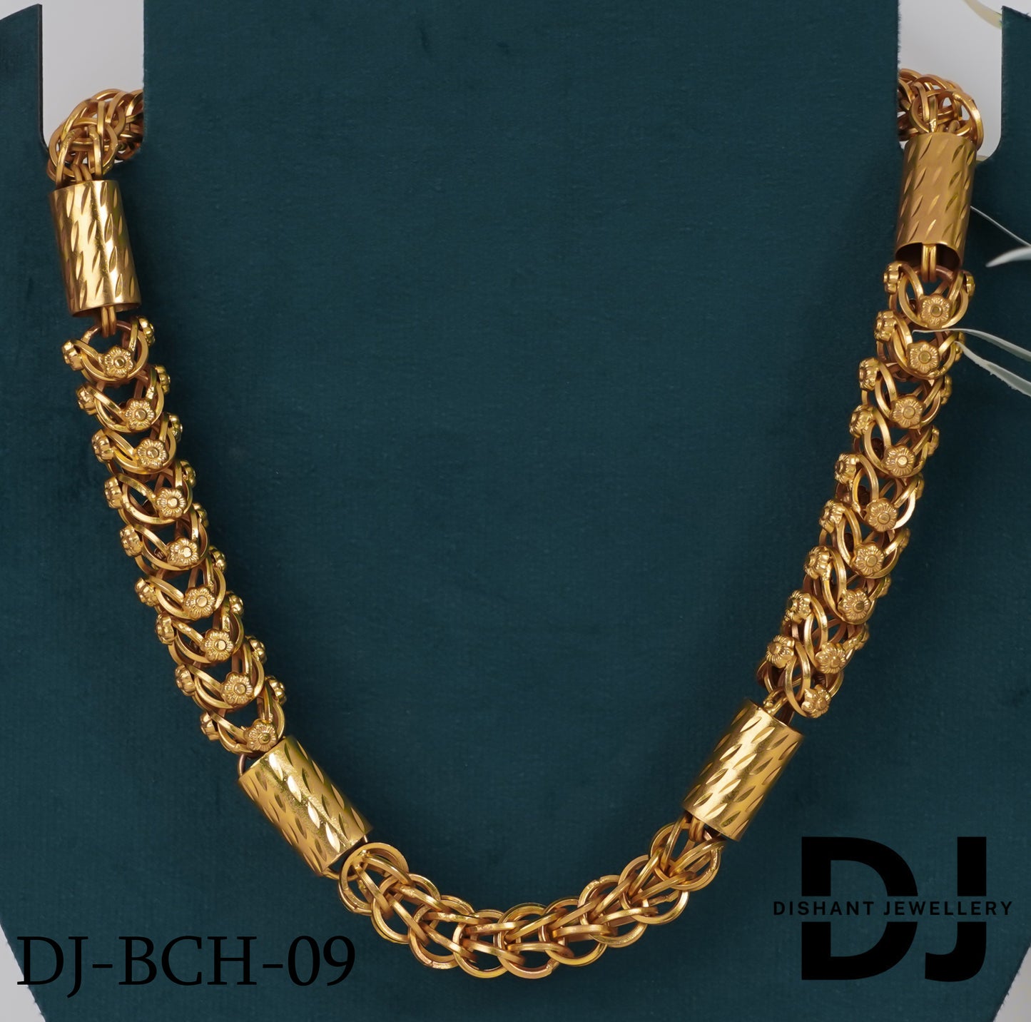 New Classical rassa kadi With hollo Rajwadi Design Chain For Men.(BCH-09)