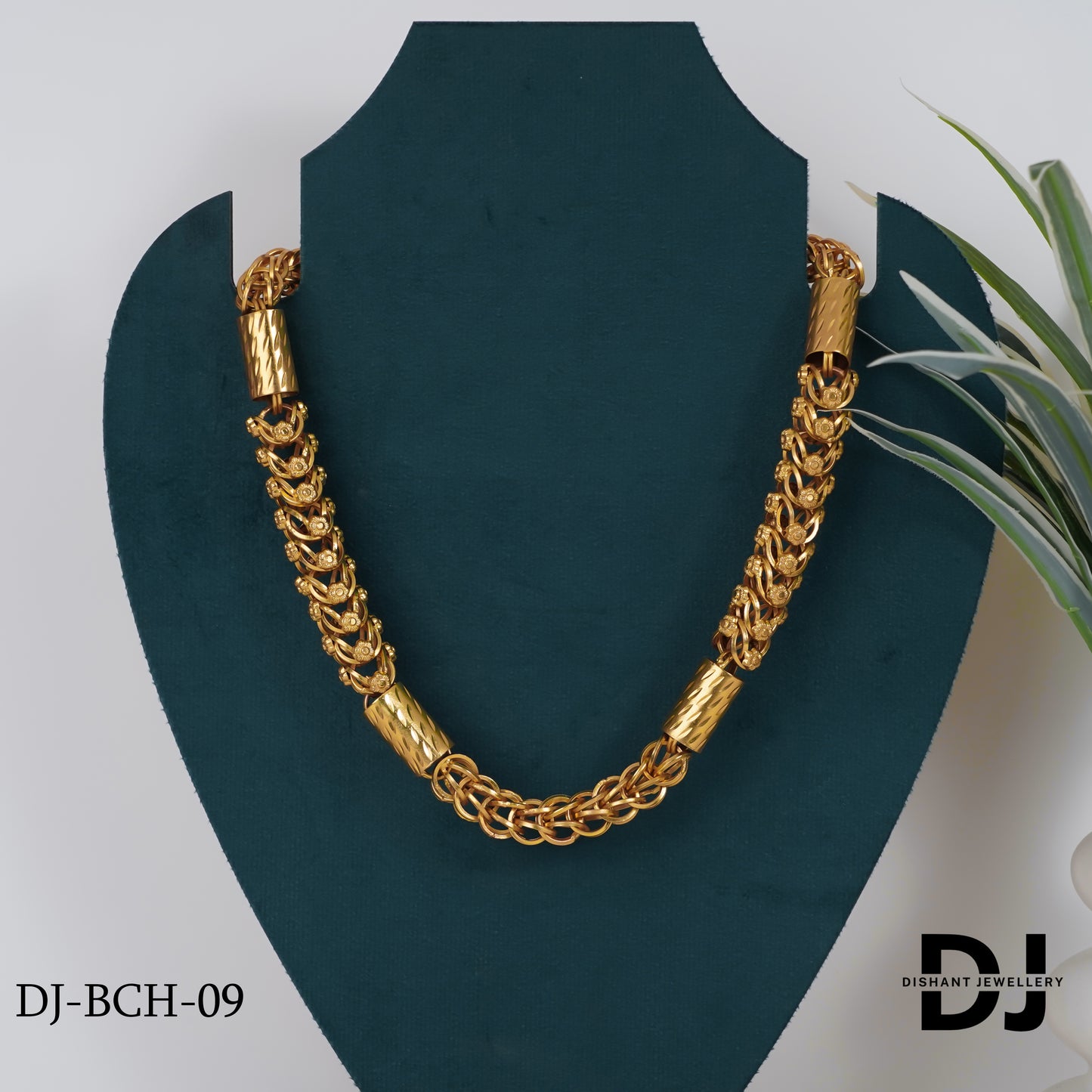 New Classical rassa kadi With hollo Rajwadi Design Chain For Men.(BCH-09)