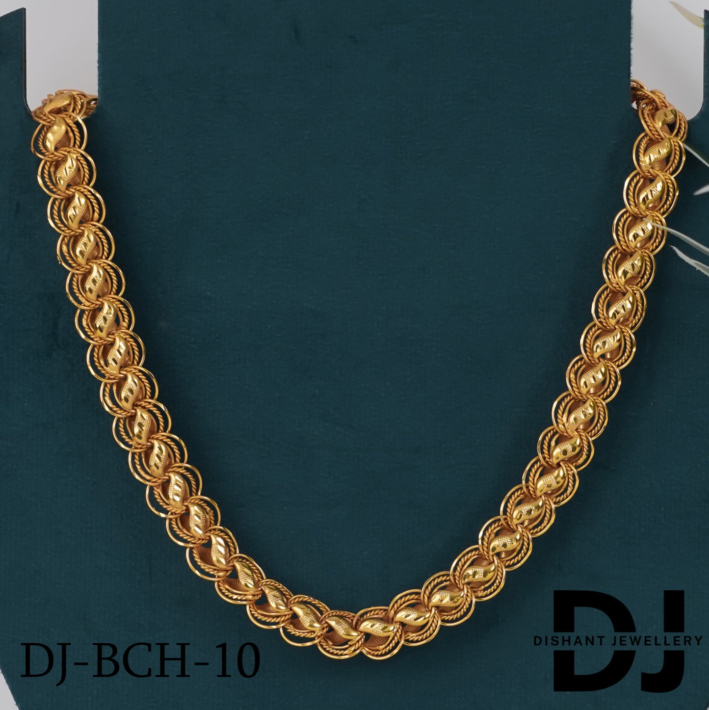 New Premium Delicate Koyali into 3 Kadi Big Design Chain for Men.(BCH-10)