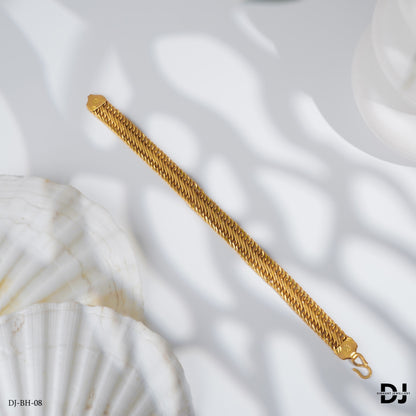 New Exclusive Design high Gold finish Patta Design Bracelet for Men.(BR-08)