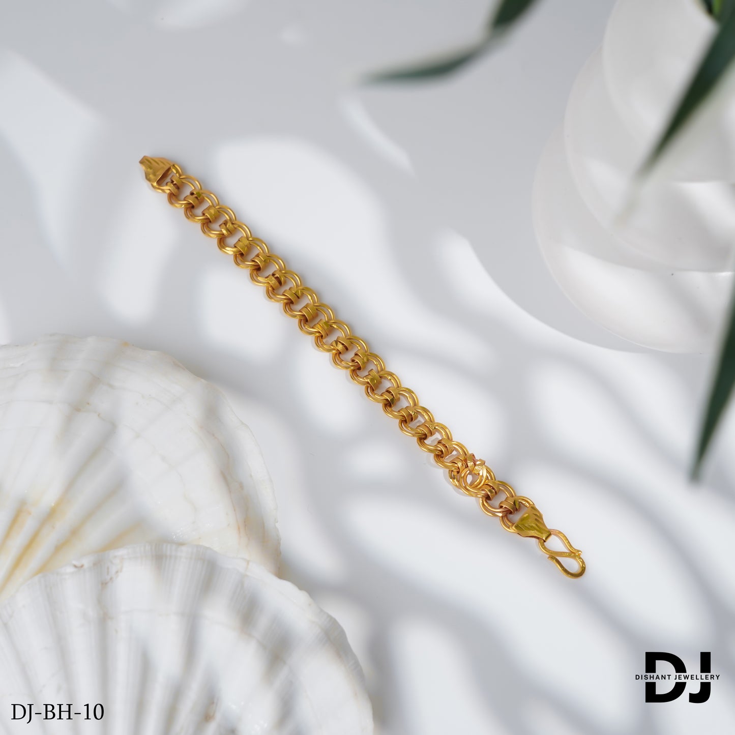 Round Round joint kadi gold Design Men’s Fashion Bracelet.(BR-10)