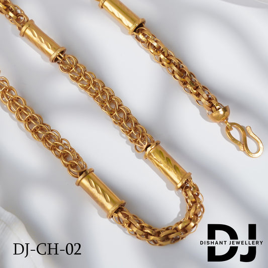 Classical Rassa Kadi With Drum Design Chain For Men.(CH-02)