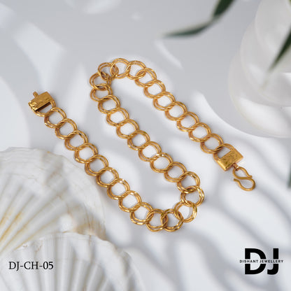 Classical Gold Finish Kadi Chain for Men.(CH-05)
