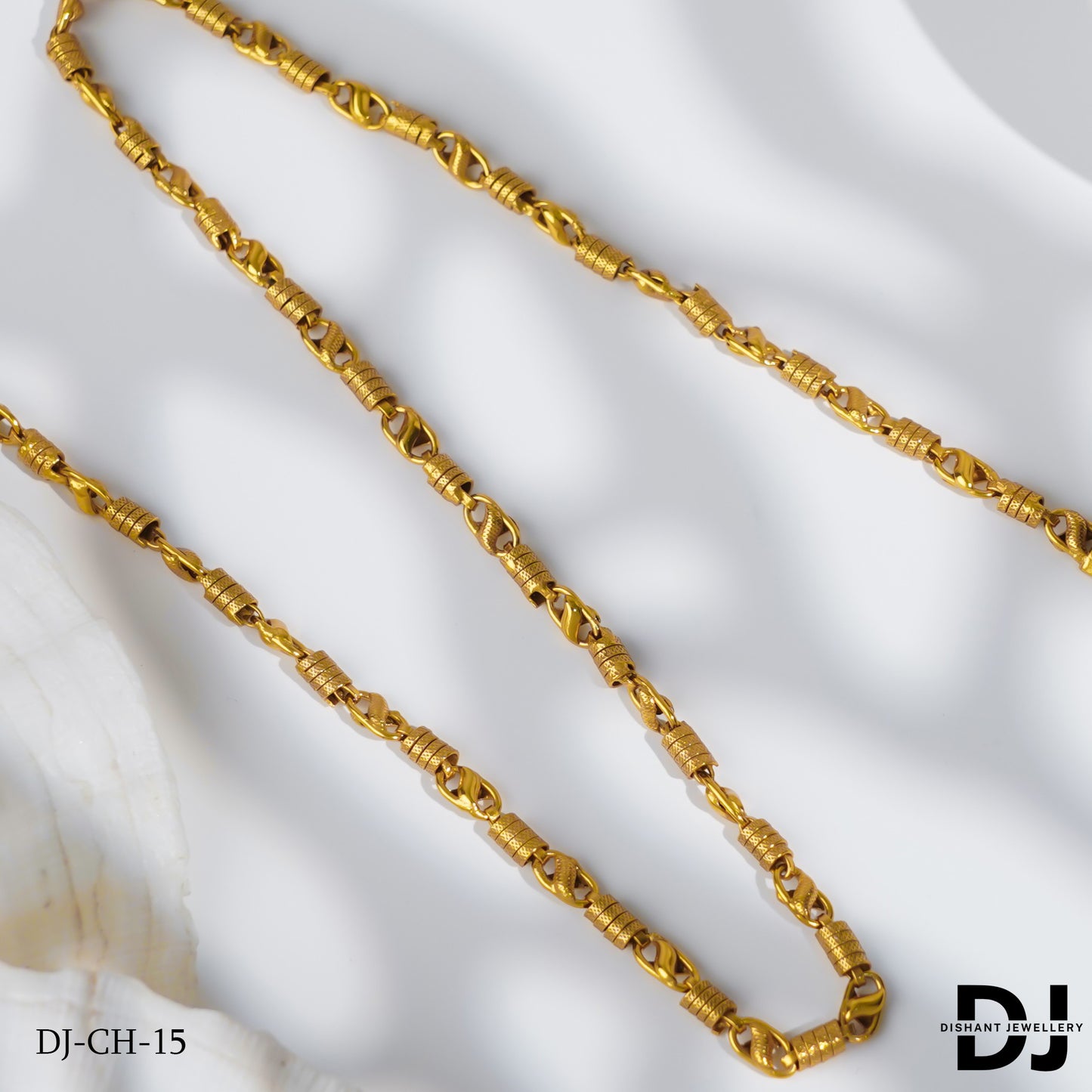 Exclusive Paan Design with Round Cape Chain for Men (CH-15)