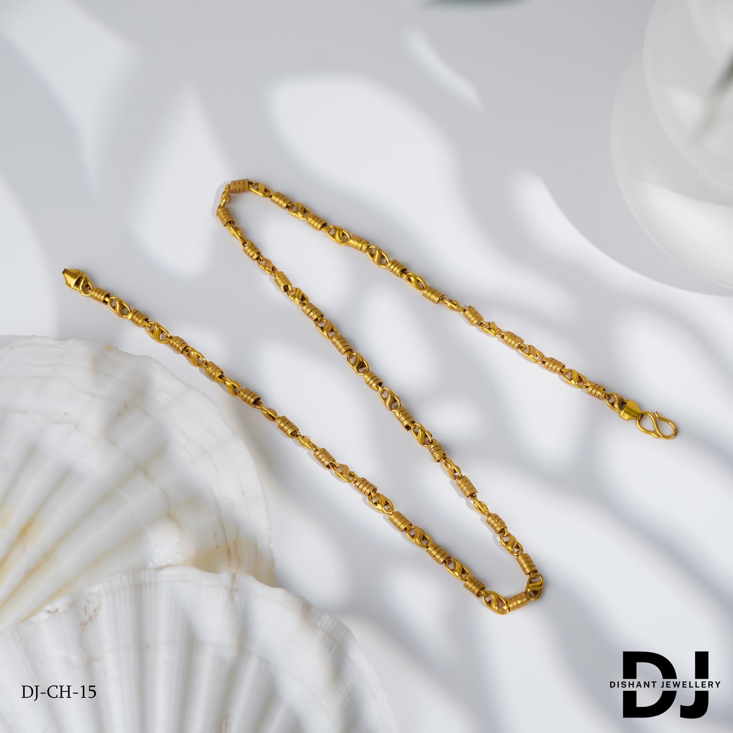 Exclusive Paan Design with Round Cape Chain for Men (CH-15)