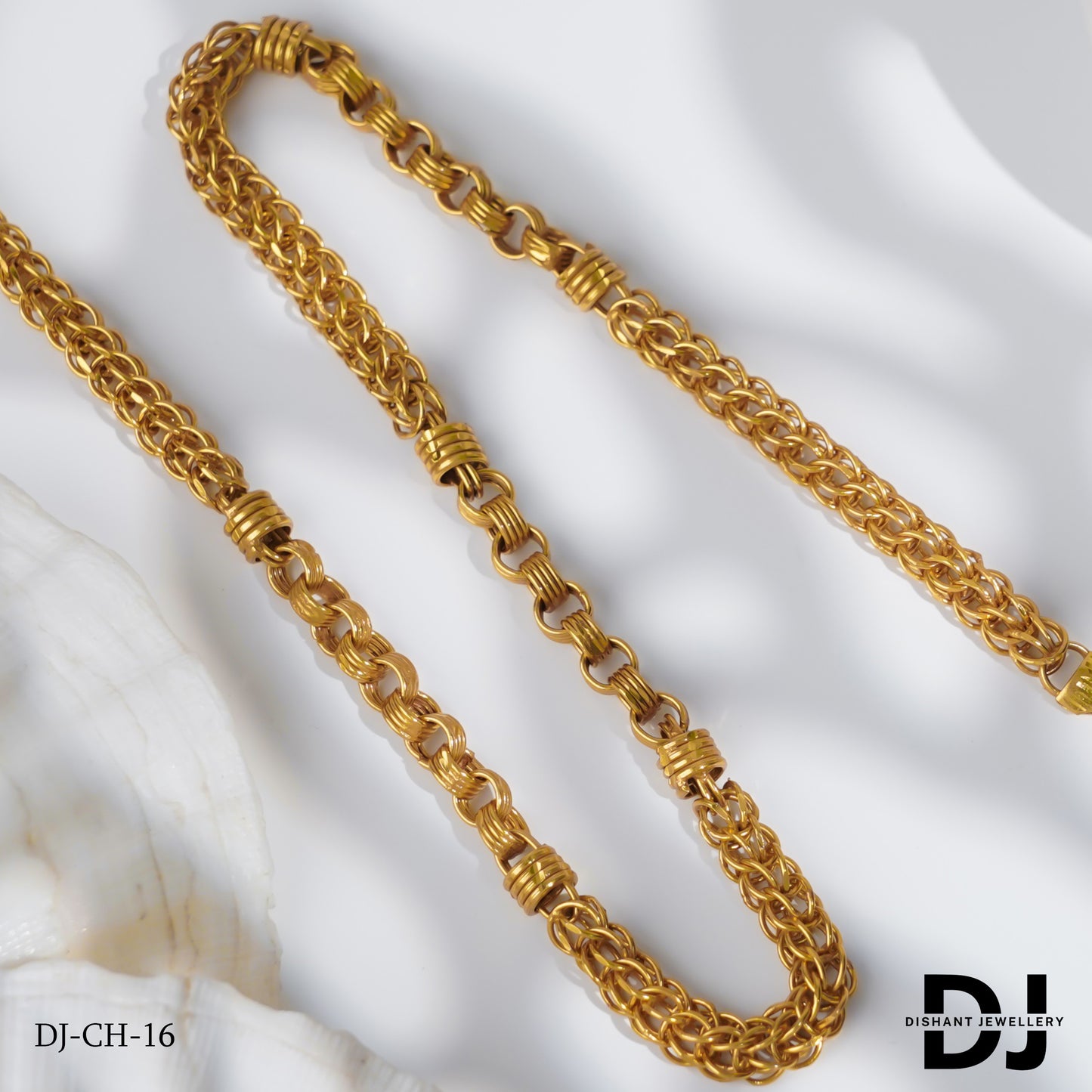 Premium Rassa with Round Linked Kadi Chain for Men.(CH-16)