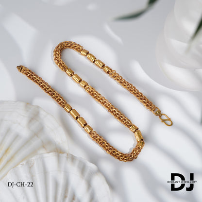 Men’s Fashion Rassa with Spring Pipe Design Chain for men.(CH-22)