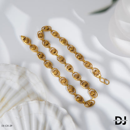 New Classical Joint Circle Kadi In heart Design Chain for Men.(CH-29)