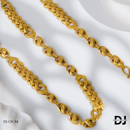 Premium Quality Pokal with Nawabi Chain for Men.(CH-34)