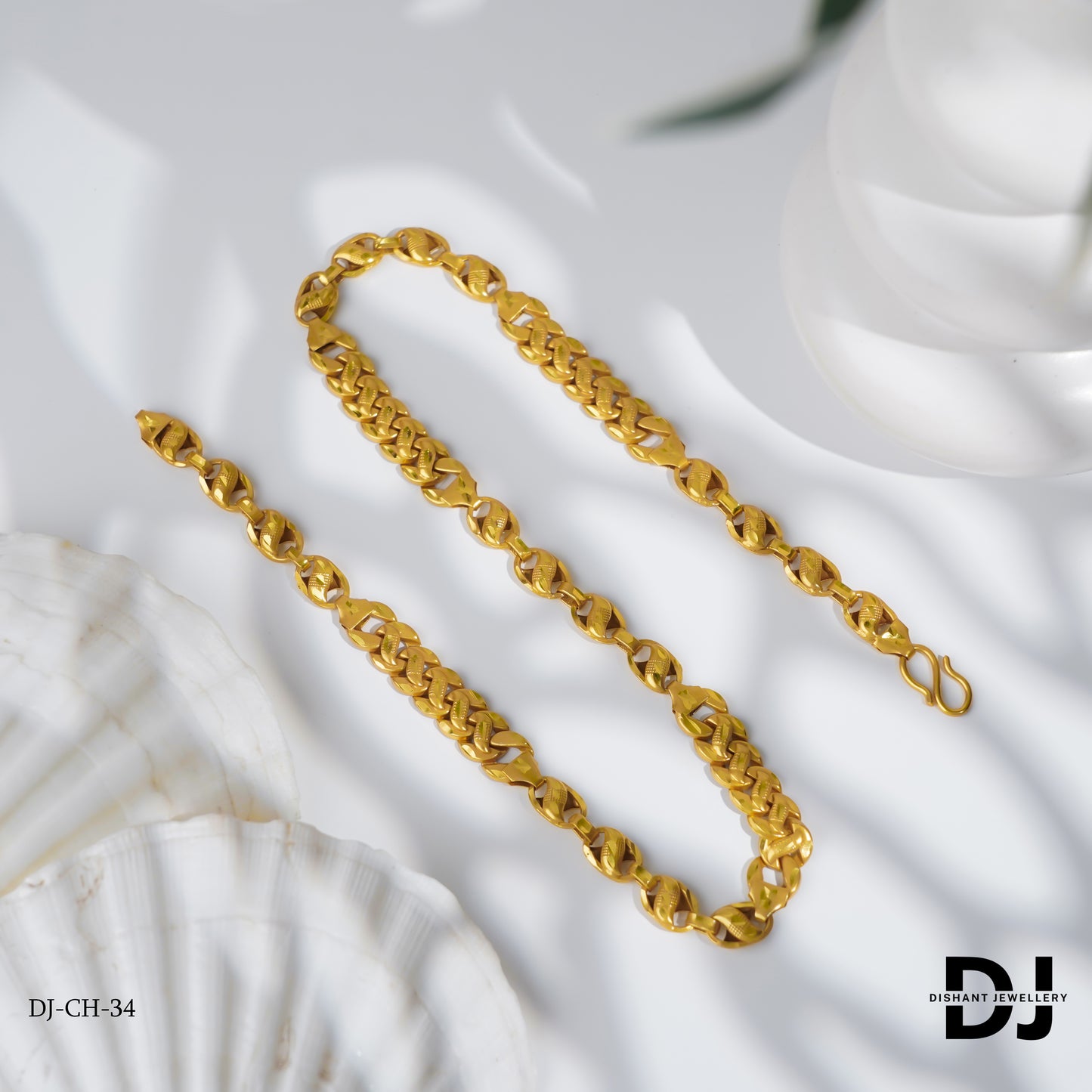 Premium Quality Pokal with Nawabi Chain for Men.(CH-34)