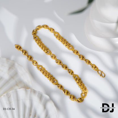 Premium Quality Pokal with Nawabi Chain for Men.(CH-34)
