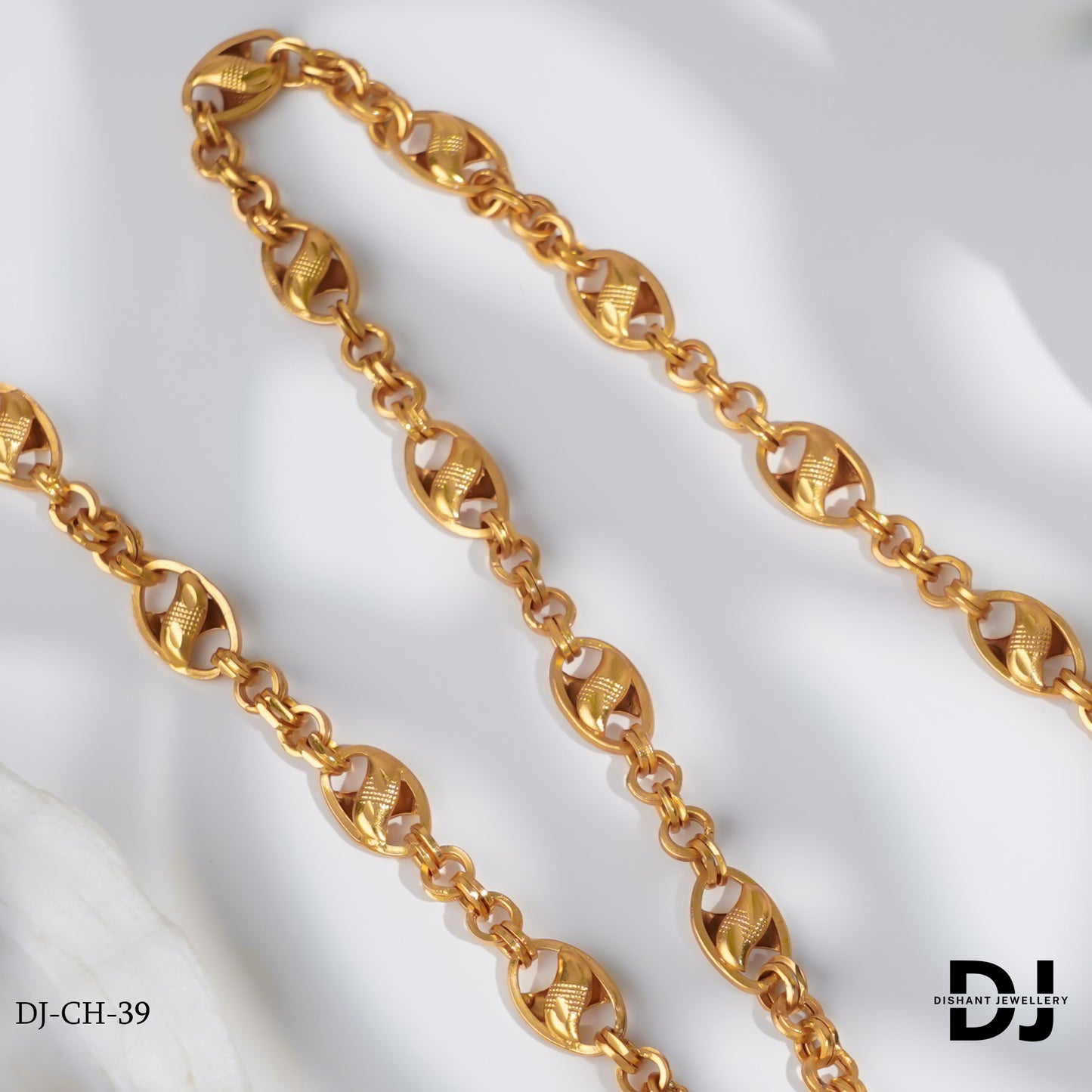 Gold Plated Kohli Exceptional Design High-quality Chain For Men.(CH-39)