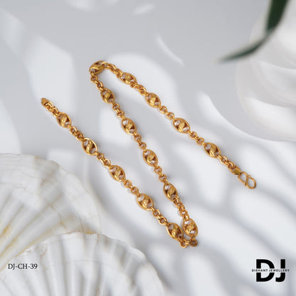 Gold Plated Kohli Exceptional Design High-quality Chain For Men.(CH-39)