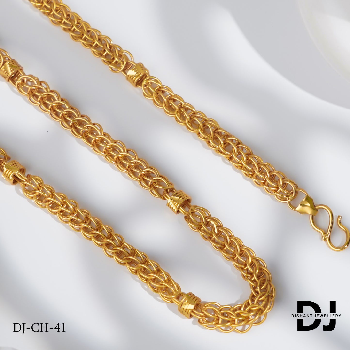 New Gold Micro Platted Rassa Kadi Chain for Men.(CH-41)
