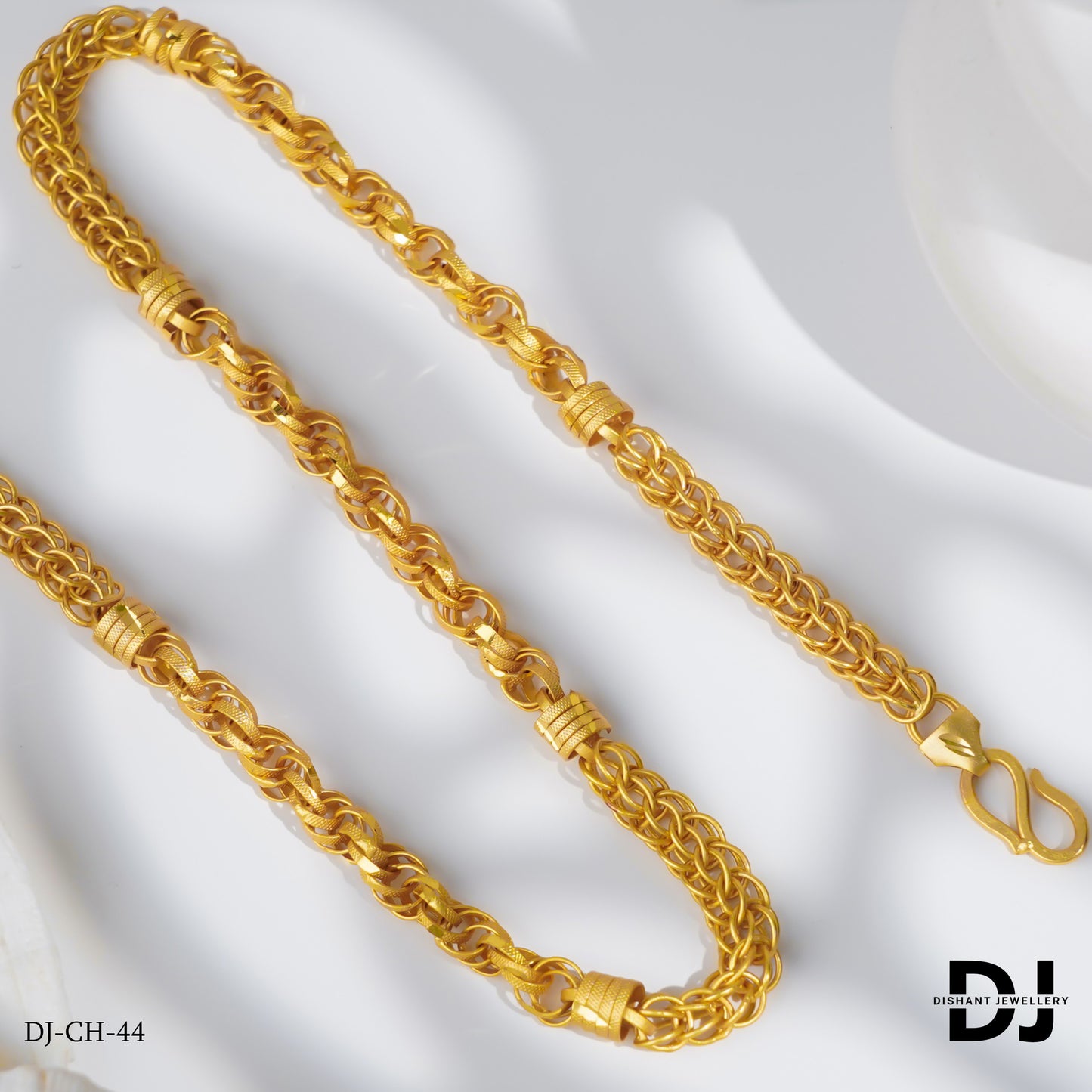 New Classical Bahubali Gold Platted Indo Chain For Men.(CH-44)