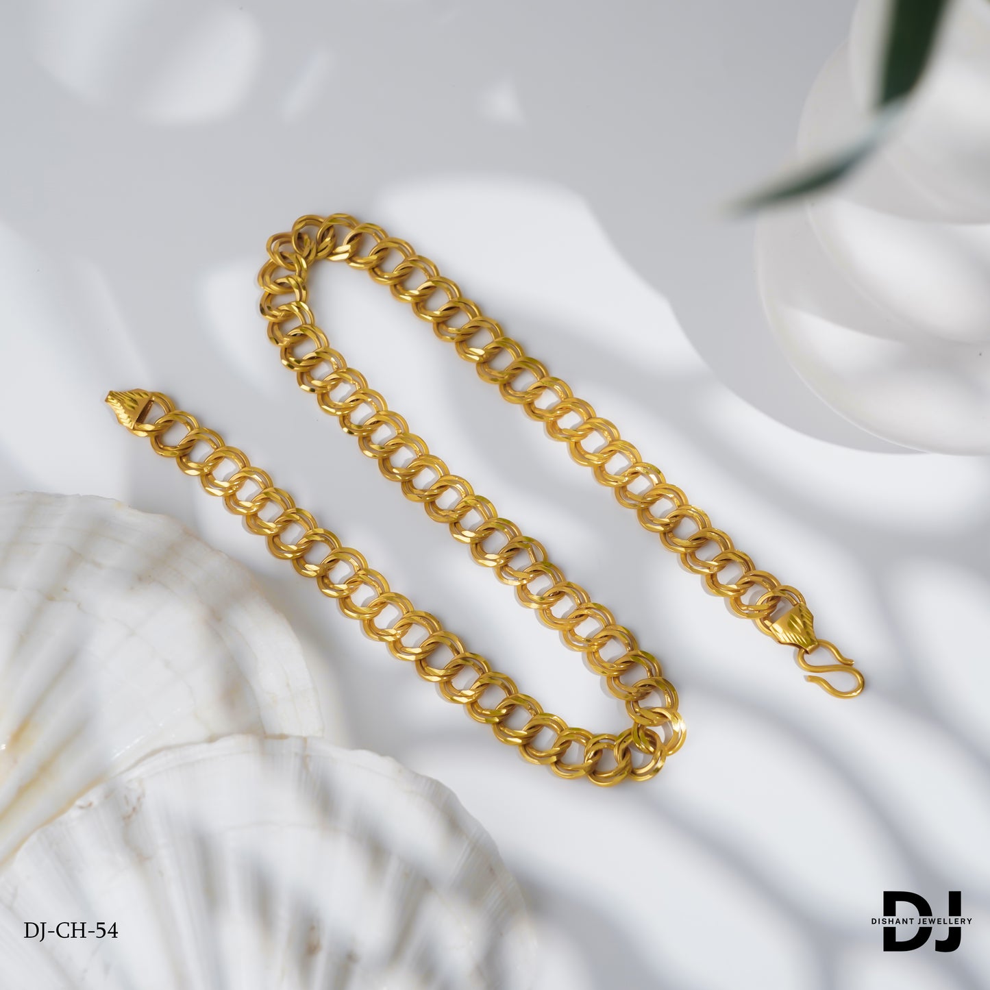 Classical Gold Finish Kadi Chain for Men.(CH-54)