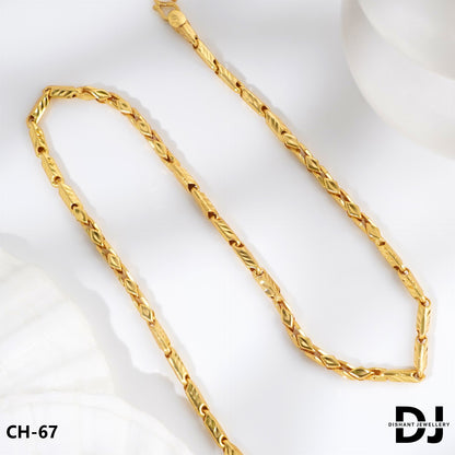 New Classical Gold Super Royal Kajukatri Chain For Man.(CH-67)