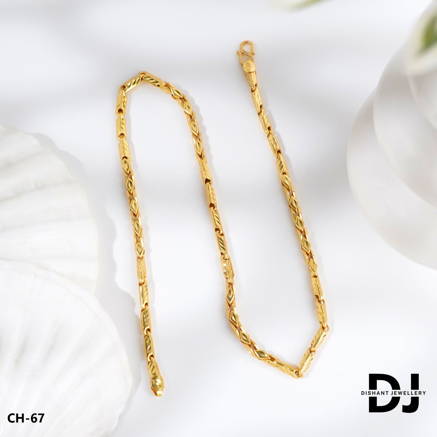 New Classical Gold Super Royal Kajukatri Chain For Man.(CH-67)