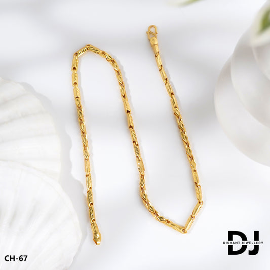 New Classical Gold Super Royal Kajukatri Chain For Man.(CH-67)