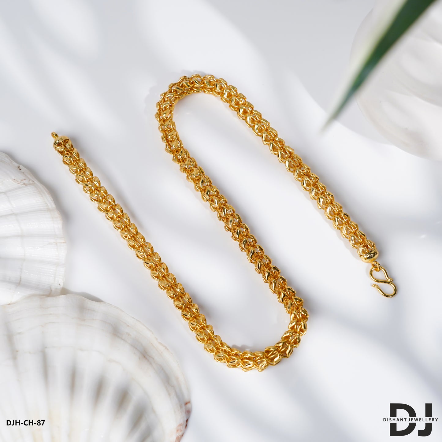 Classical Small Koyali with Joint Kadi Design Rassa Chain For Men.(CH-87)