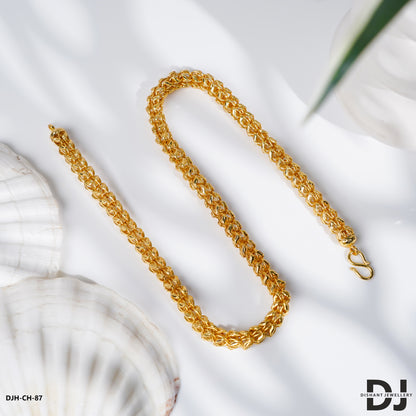 Classical Small Koyali with Joint Kadi Design Rassa Chain For Men.(CH-87)