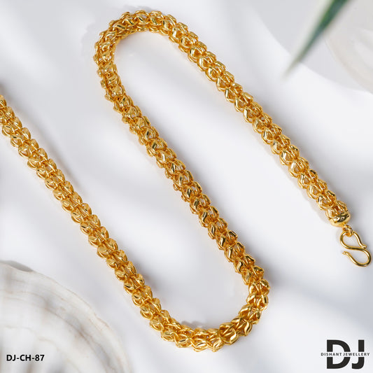 Classical Small Koyali with Joint Kadi Design Rassa Chain For Men.(CH-87)