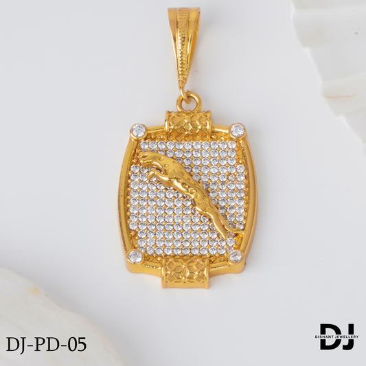 New Superior Diamond Jaguar Pendant for Men (PD-05)