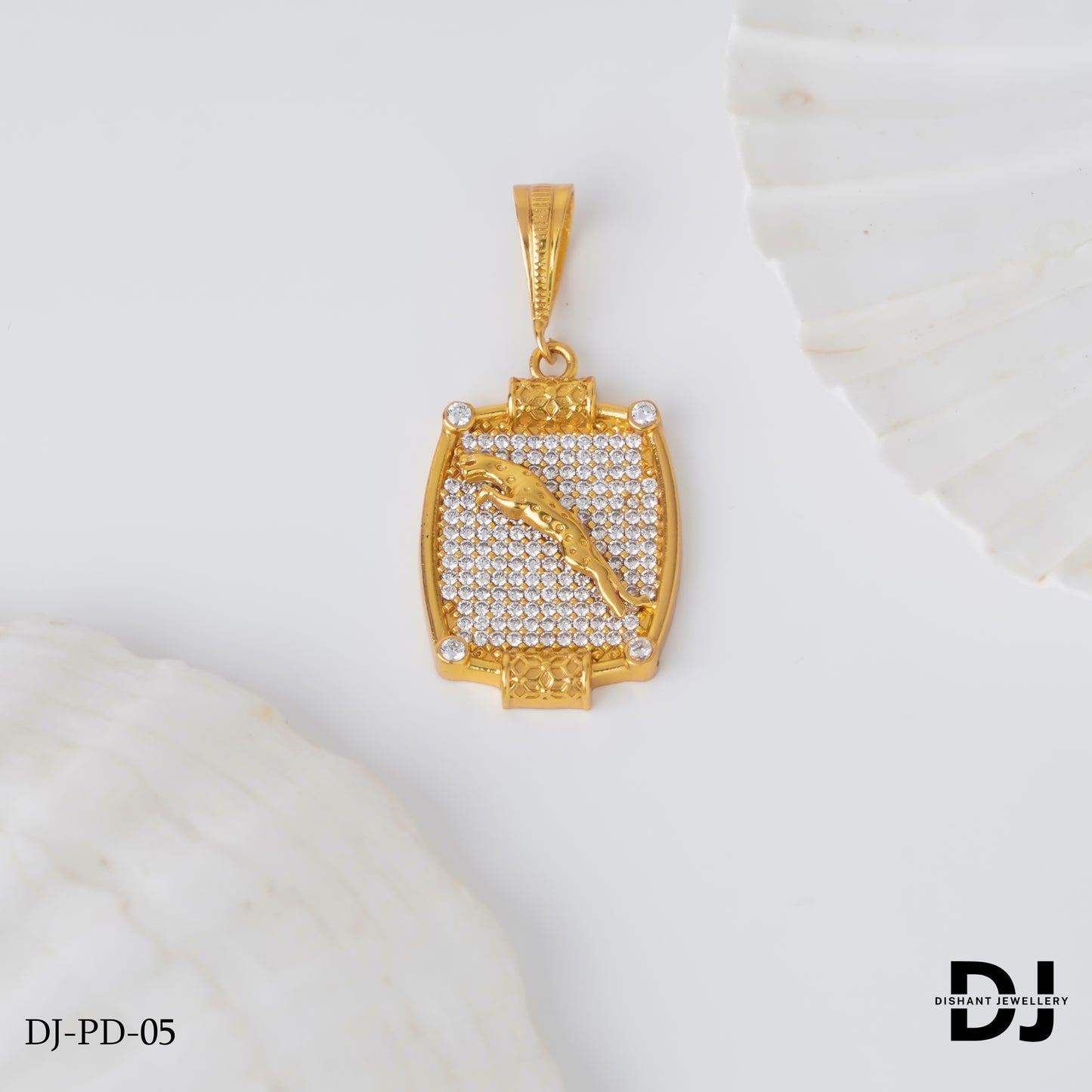 New Superior Diamond Jaguar Pendant for Men (PD-05)