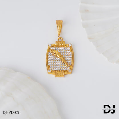 New Superior Diamond Jaguar Pendant for Men (PD-05)