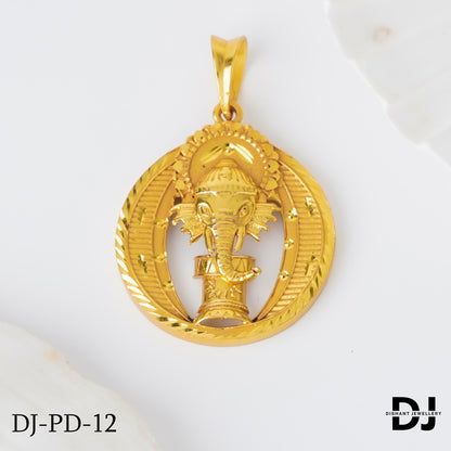 New Superior  Ganpati Face Pendant for Men.(PD-12)
