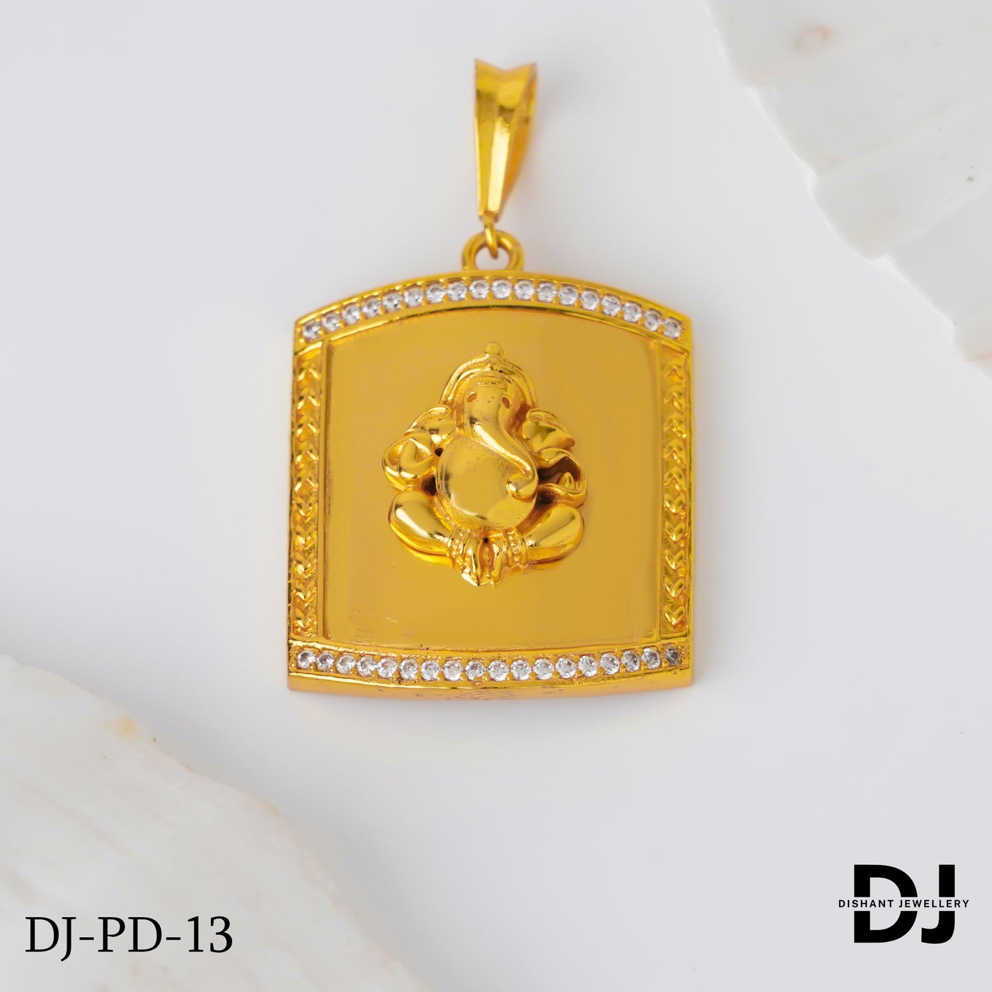 New Superior Diamond  Ganesh Pendant for Men.(PD-13)