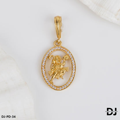 New classic Superior Diamond HANUMANJI Pendant for Men.(PD-34)