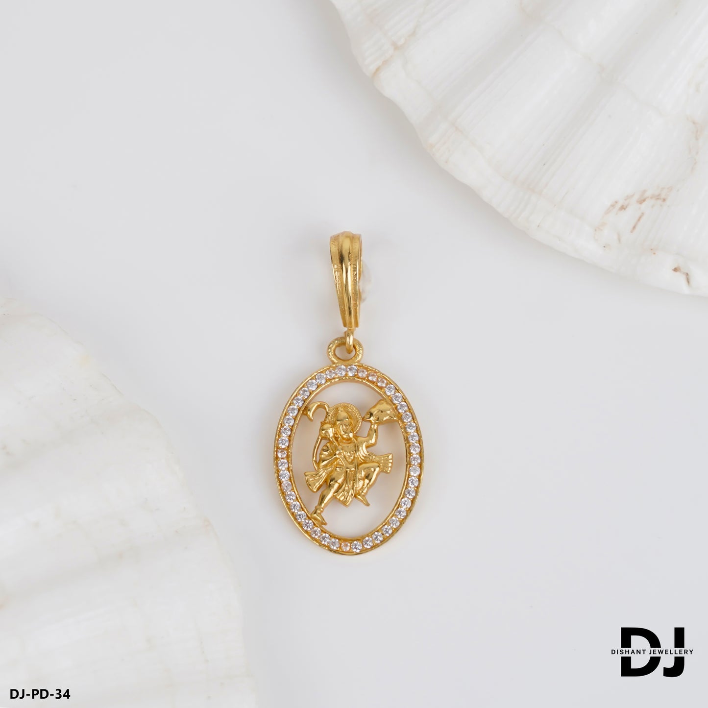 New classic Superior Diamond HANUMANJI Pendant for Men.(PD-34)