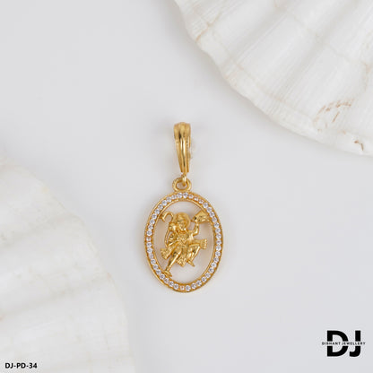 New classic Superior Diamond HANUMANJI Pendant for Men.(PD-34)