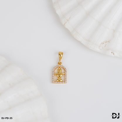 New classic Superior Diamond SHIVLING Pendant for Men.(PD-35)