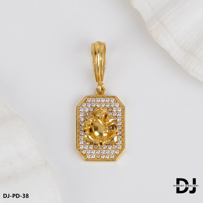 Superior Diamond GANESH Pendant for Men (PD-38)