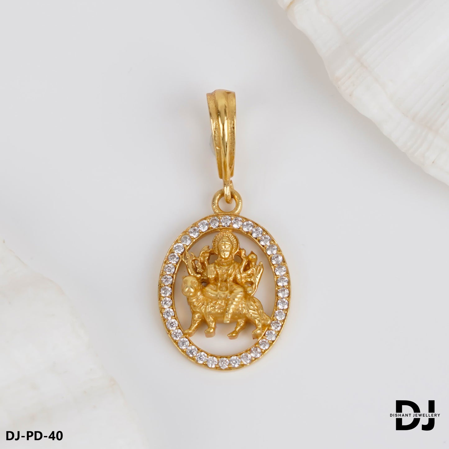 Superior Diamond AMBIKA MAA Pendant for Men (PD-40)